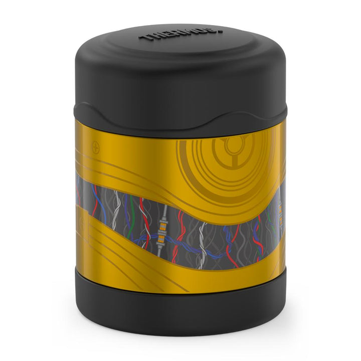 Thermos® 10oz FUNtainer® food jar in Default Title — angled view showing full profile