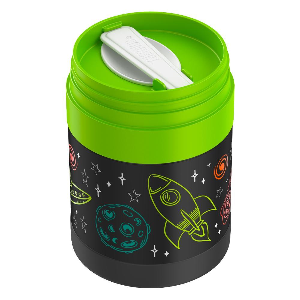 Thermos® 10oz FUNtainer® food jar in Default Title — close-up of lid mechanism