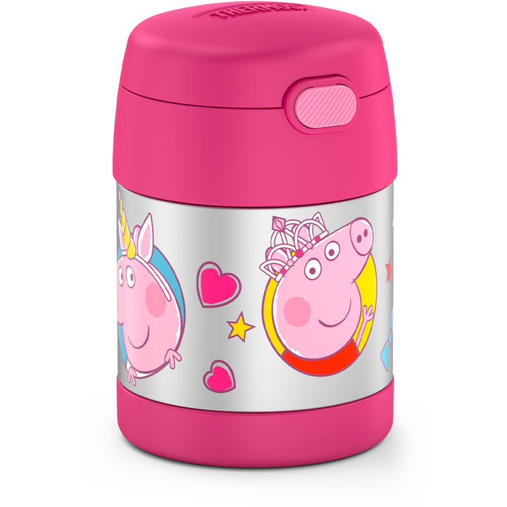 Thermos® 10oz FUNtainer® food jar in Default Title — angled view showing full profile