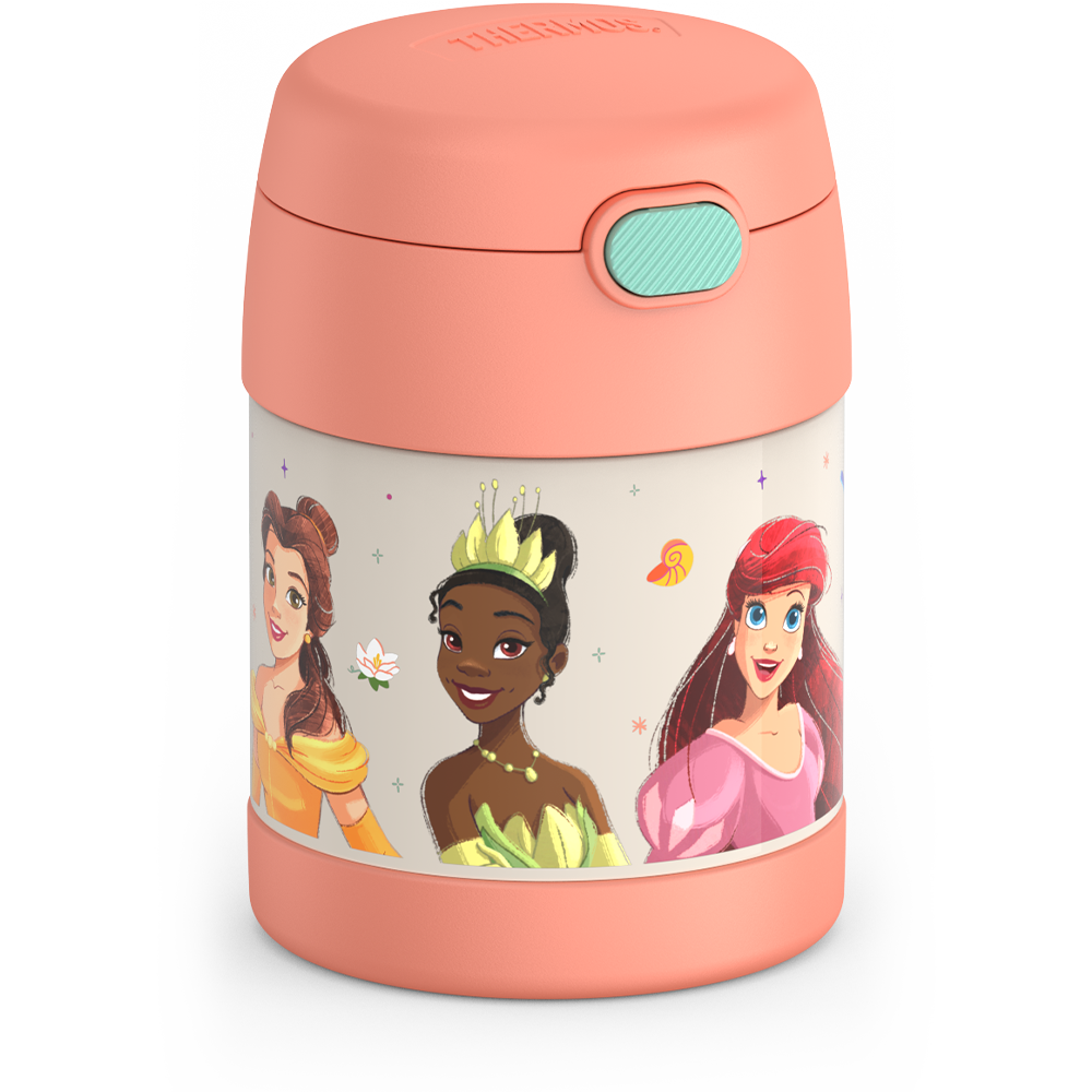 Thermos® 10oz FUNtainer® food jar in Default Title — angled view showing full profile