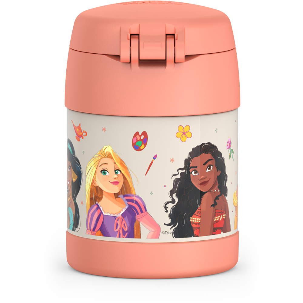 Thermos® 10oz FUNtainer® food jar in Default Title — back view showing handle and base