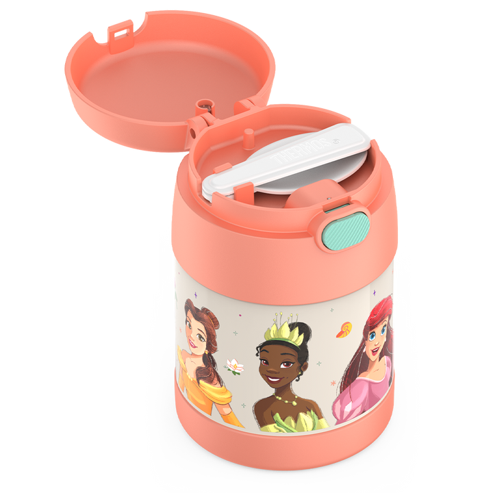 Thermos® 10oz FUNtainer® food jar in Default Title — close-up of lid mechanism