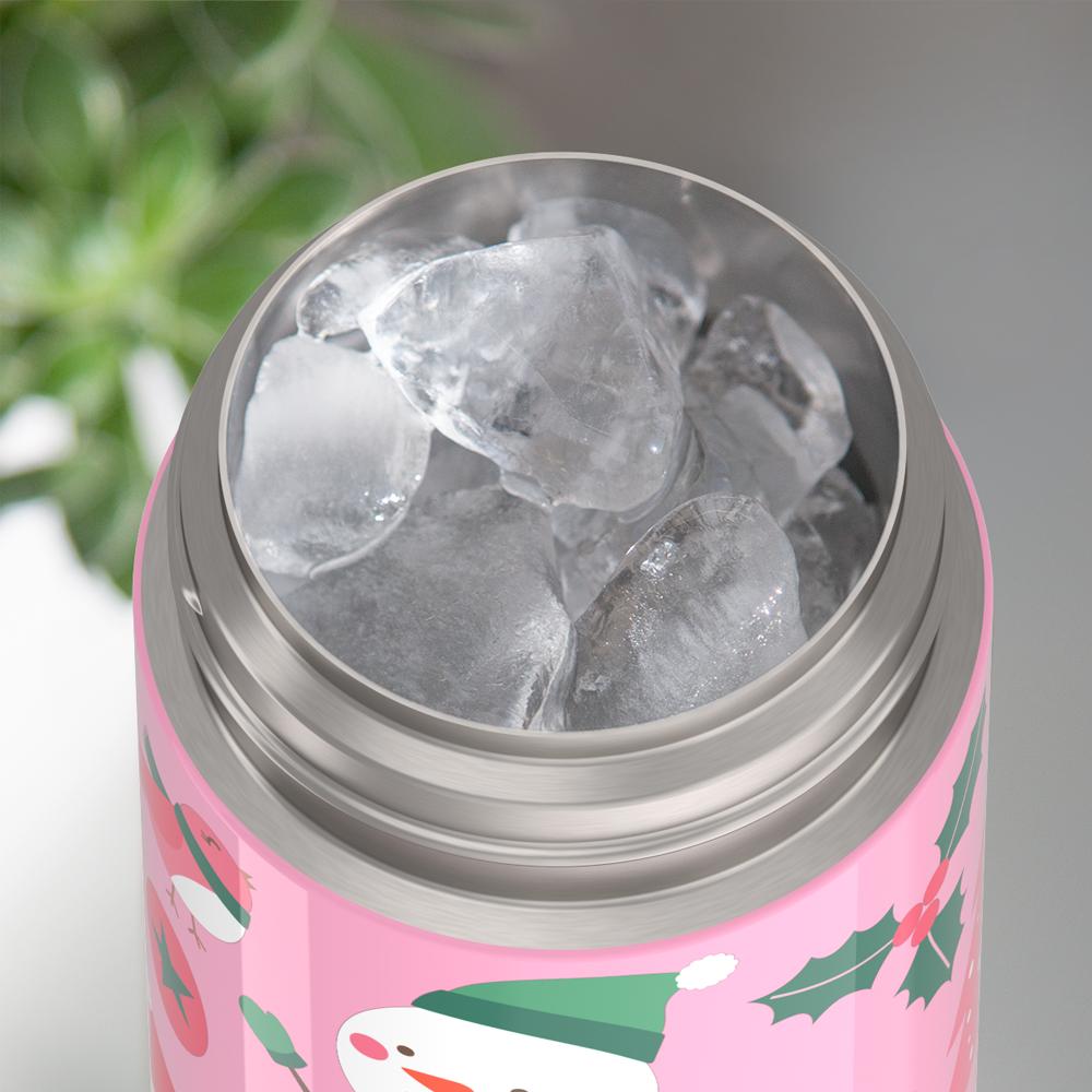 Thermos® 12oz FUNtainer® product in Default Title — shown filled with ice, demonstrating insulation