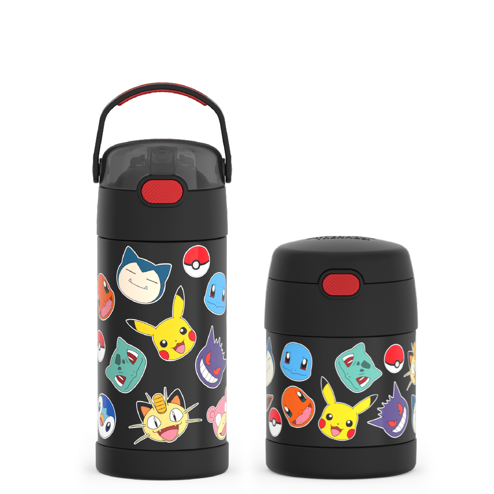 Pokémon Bundle - 12oz FUNtainer® Water Bottle and 10oz FUNtainer® Food Jar