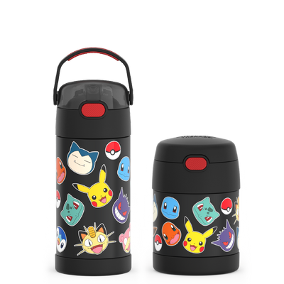 Pokémon Bundle - 12oz FUNtainer® Water Bottle and 10oz FUNtainer® Food Jar
