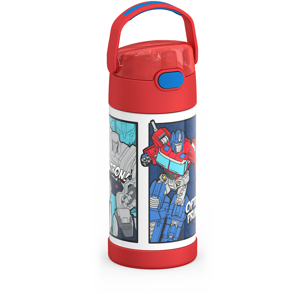 Thermos® 12oz FUNtainer® water bottle in Default Title — angled view showing full profile