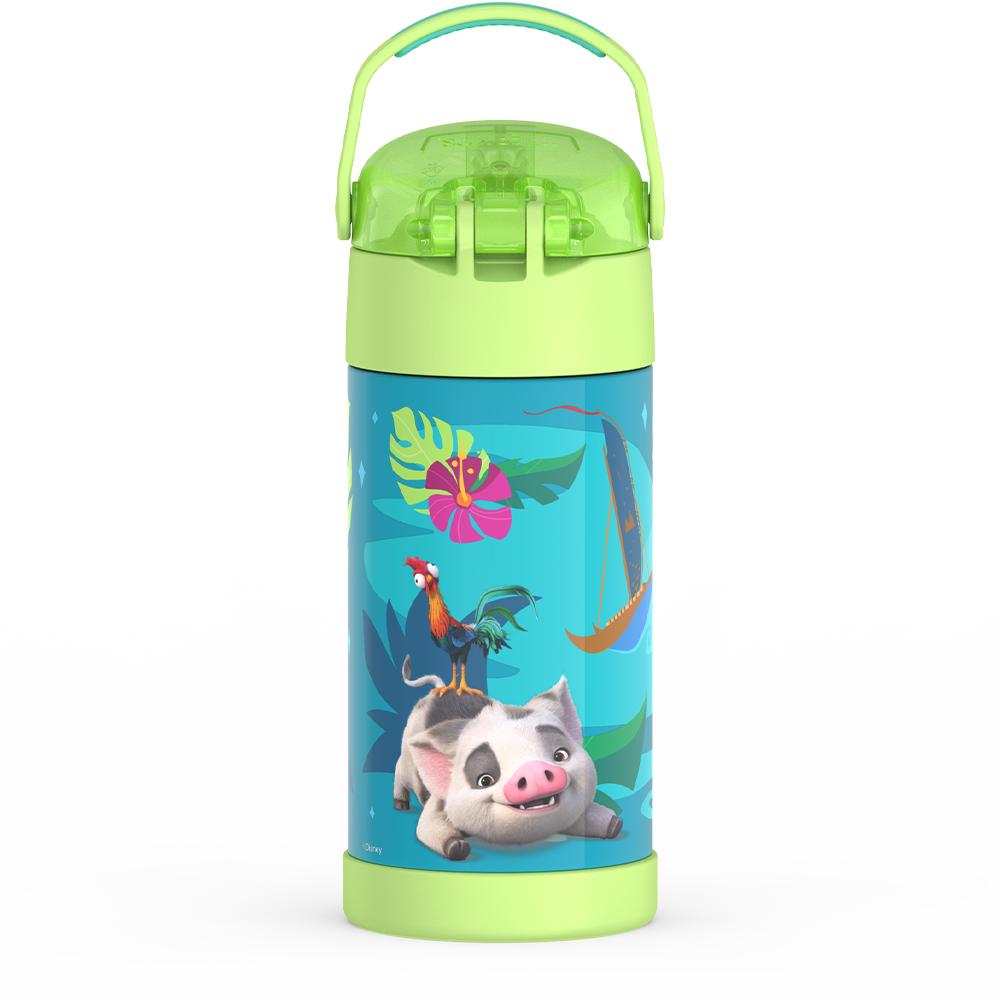 Thermos® 12oz FUNtainer® water bottle in Default Title — back view showing handle and base