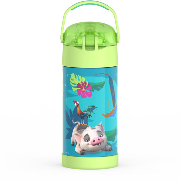 Thermos® 12oz FUNtainer® water bottle in Default Title — back view showing handle and base