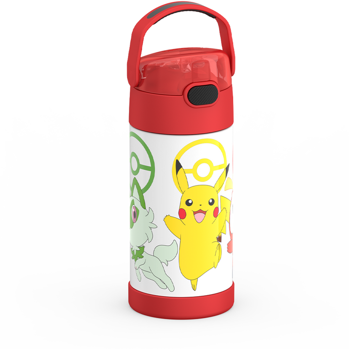 Thermos® 12oz FUNtainer® water bottle in Default Title — angled view showing full profile