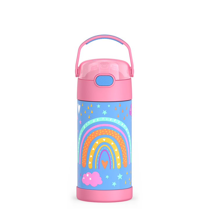 Thermos® 12oz FUNtainer® water bottle in Rainbow Dreams