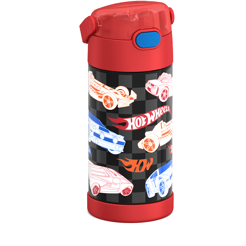 12oz FUNTAINER® WATER BOTTLE HOT WHEELS™