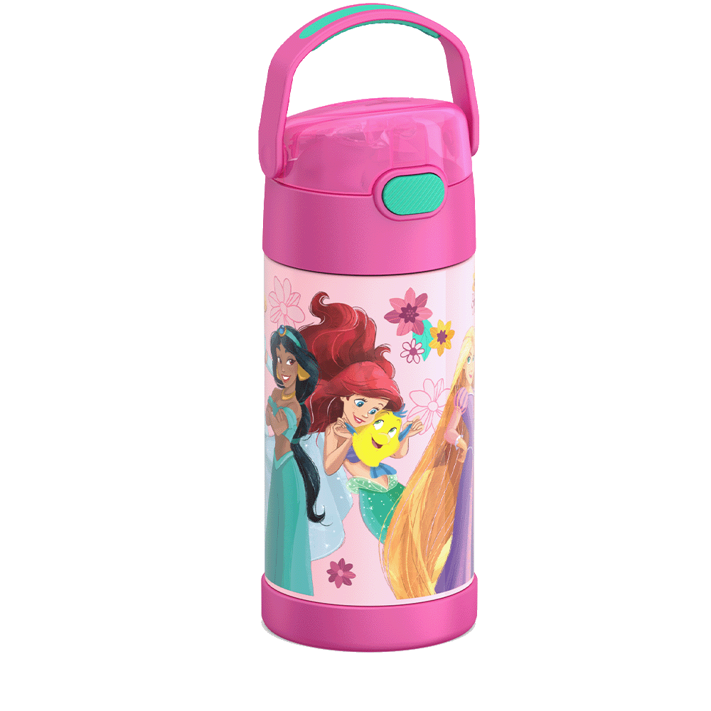 12oz FUNTAINER® WATER BOTTLE DISNEY PRINCESS