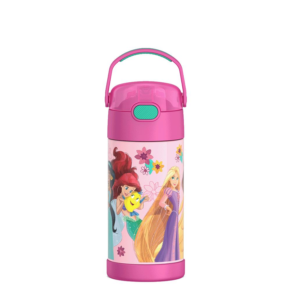 12oz FUNTAINER® WATER BOTTLE DISNEY PRINCESS