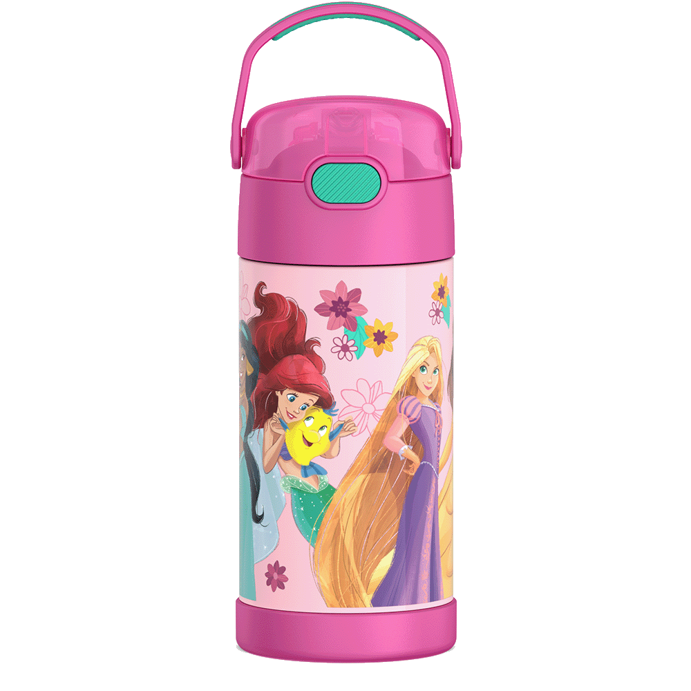 12oz FUNTAINER® WATER BOTTLE DISNEY PRINCESS