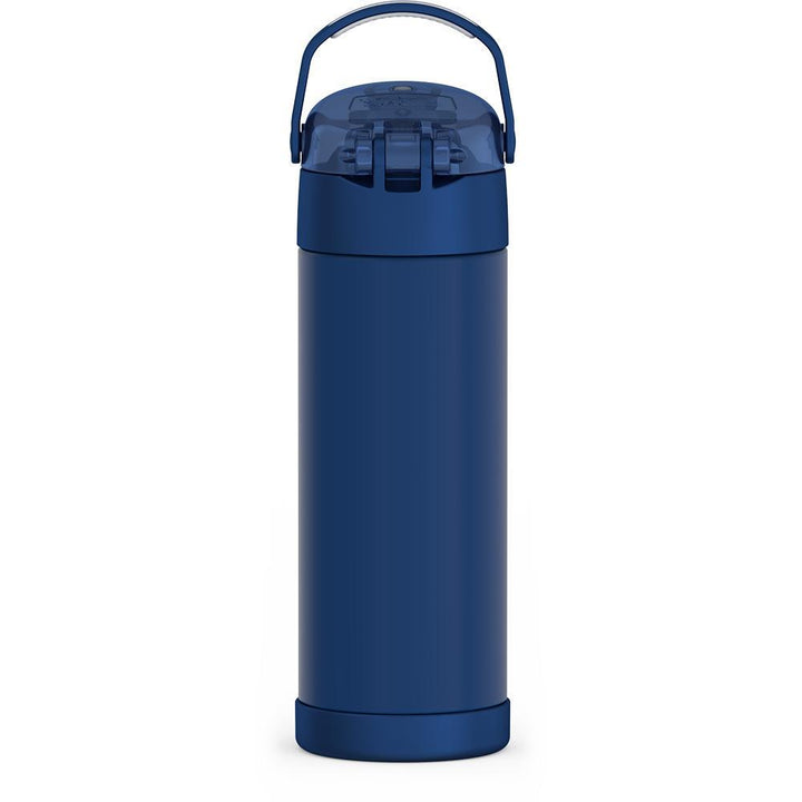 Thermos® 16oz FUNtainer® water bottle in Lightning Bolt Girl — back view showing handle and base