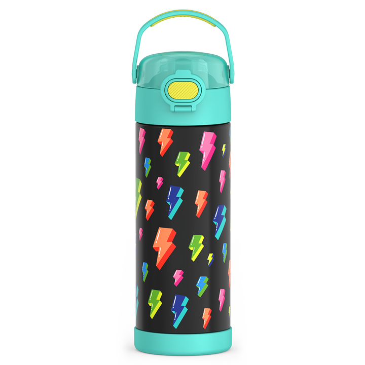 Thermos® 16oz FUNtainer® water bottle in Lightning Bolt Girl
