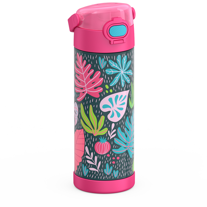 16oz FUNtainer® Water Bottle Patterns with Locking Lid