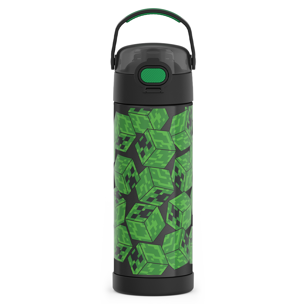 16oz FUNTAINER® WATER BOTTLE MINECRAFT 