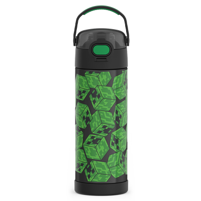 16oz FUNTAINER® WATER BOTTLE MINECRAFT 