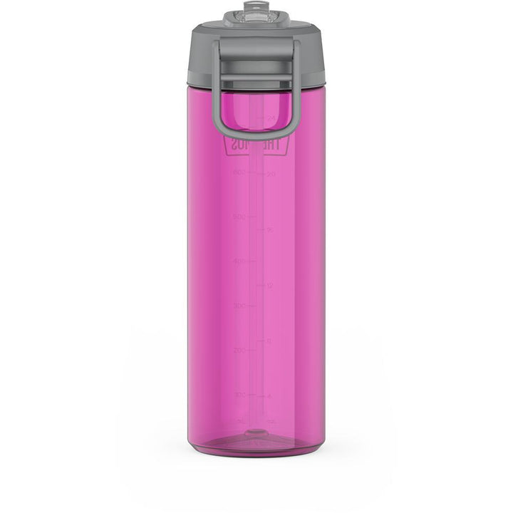 Thermos® Icon™ water bottle in Hyper Green — back view showing handle and base