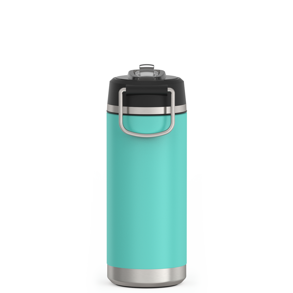Thermos® 18oz Icon™ water bottle in Granite — back view showing handle and base