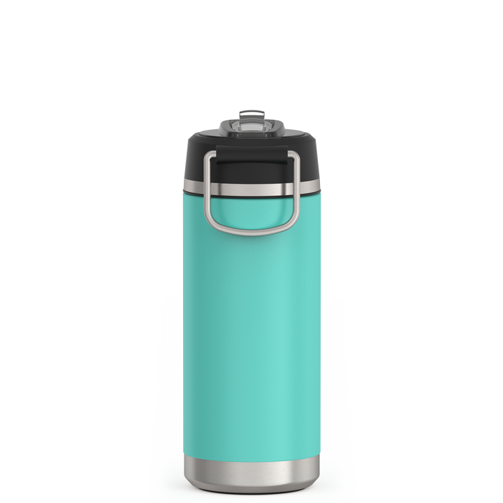 Thermos® 18oz Icon™ water bottle in Granite — back view showing handle and base