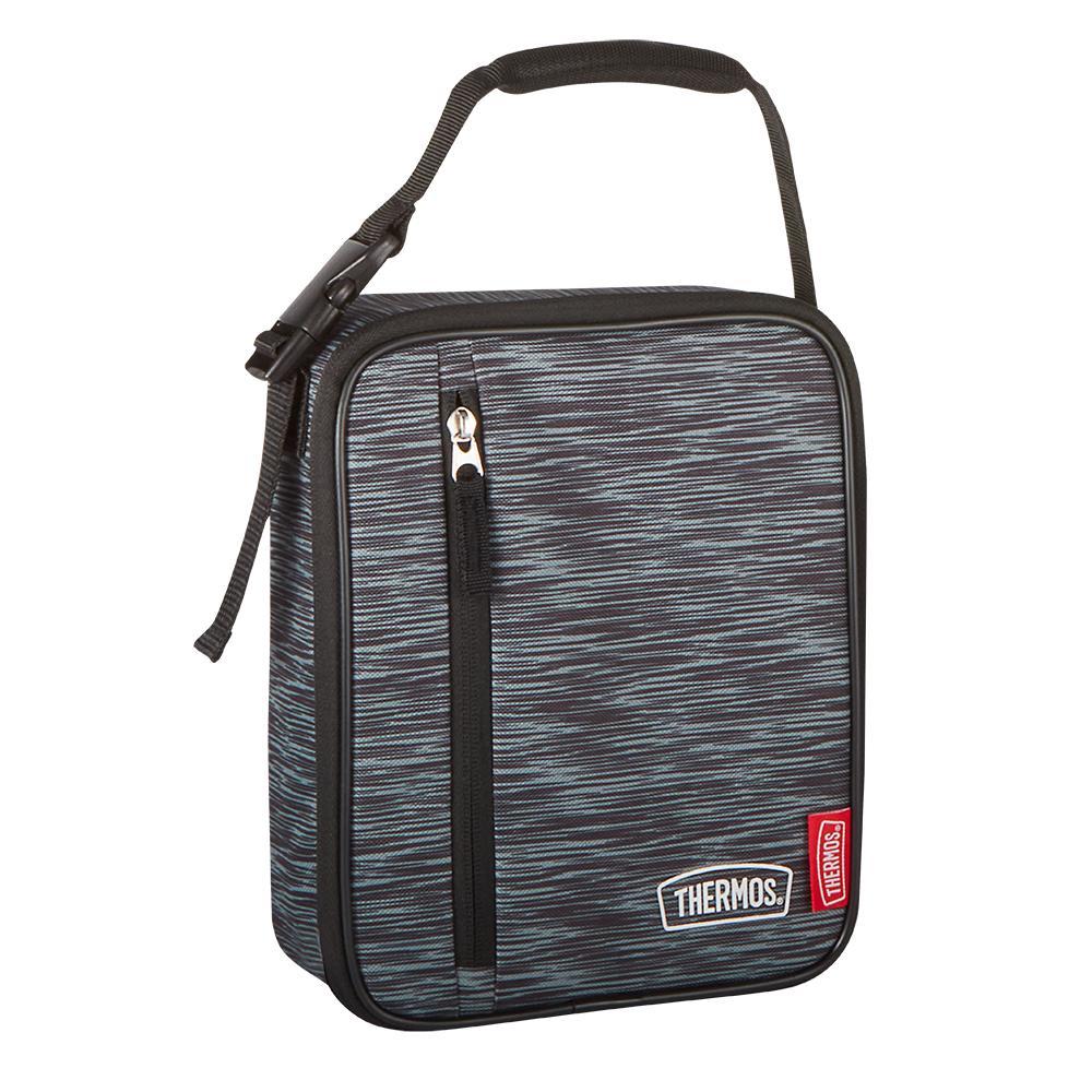 Thermos® lunch box in Purple — angled view showing full profile