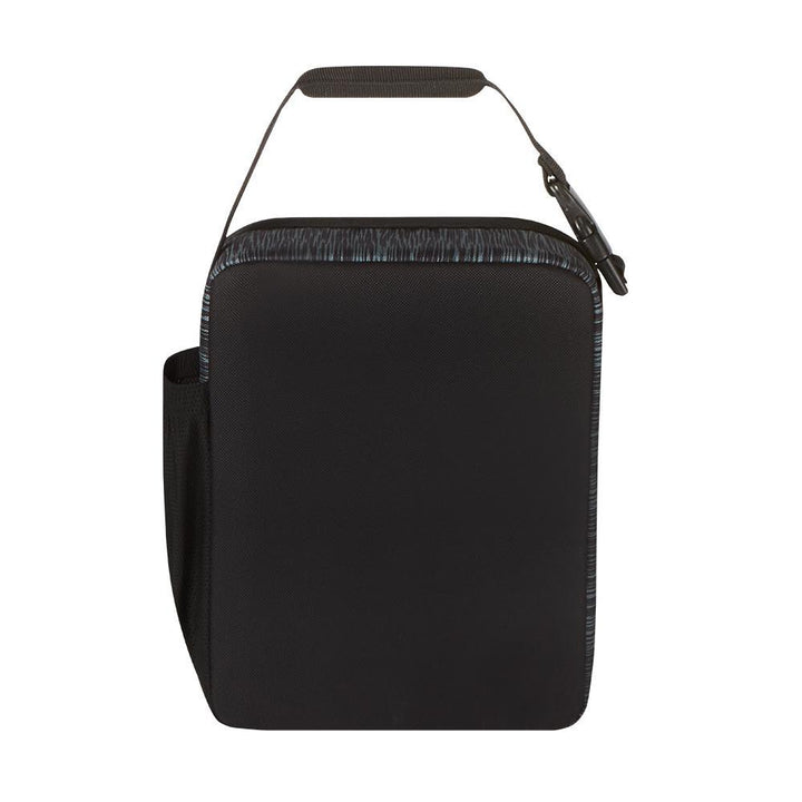 Thermos® lunch box in Teal — back view showing handle and base