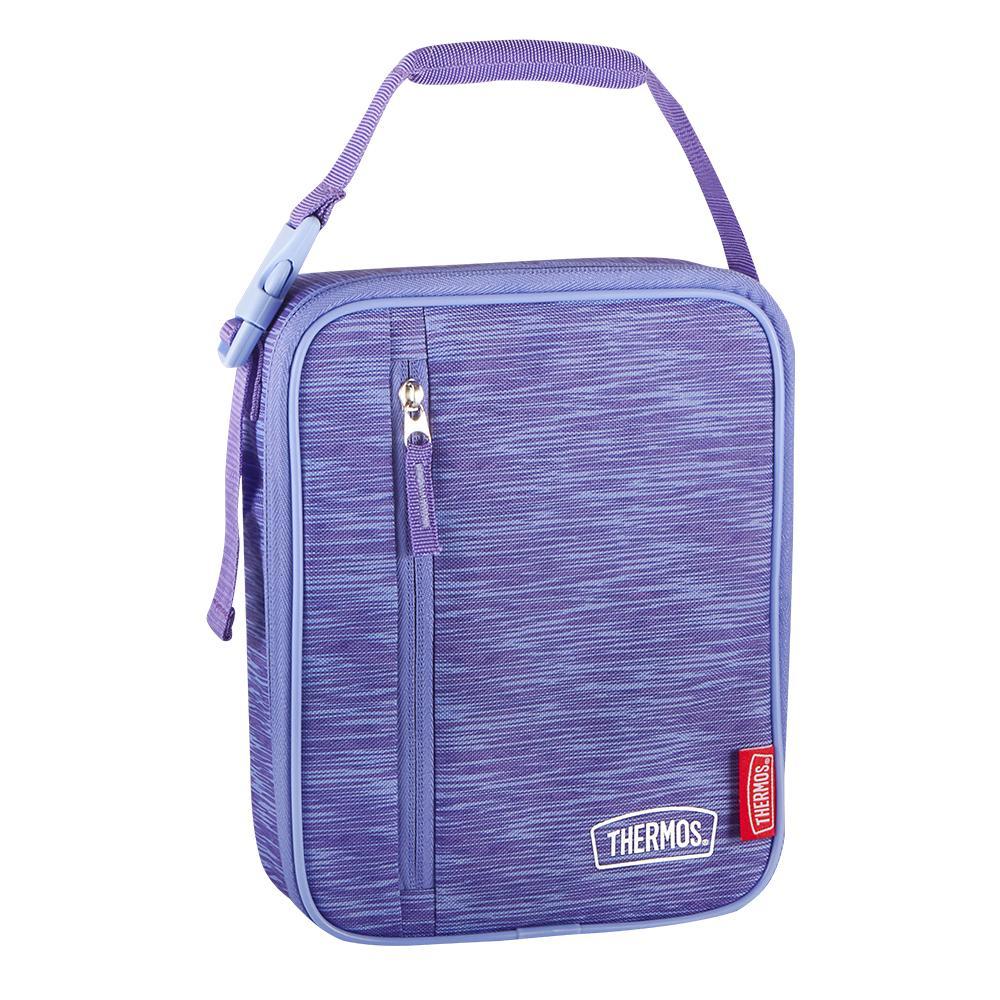 Thermos® lunch box in Teal — angled view showing full profile