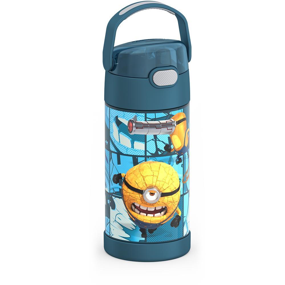 Thermos® 12oz FUNtainer® water bottle in Default Title — angled view showing full profile