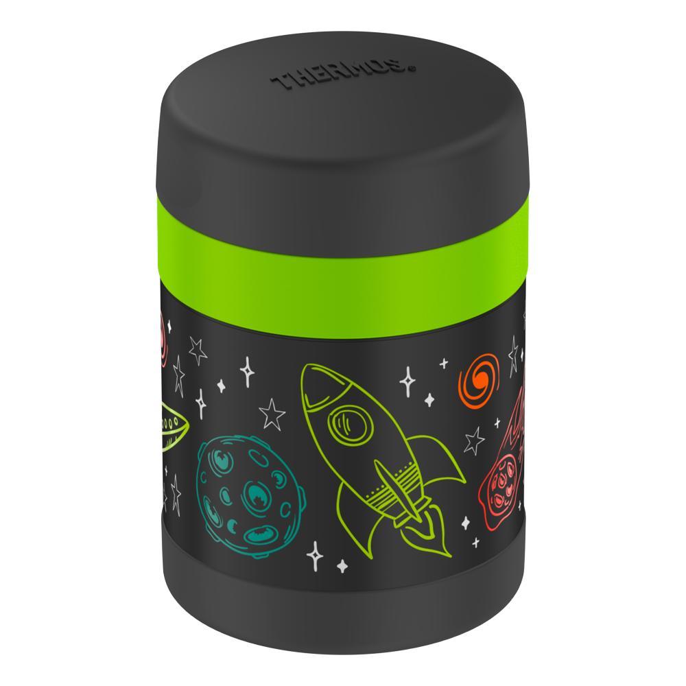 Thermos® 10oz FUNtainer® food jar in Default Title — angled view showing full profile