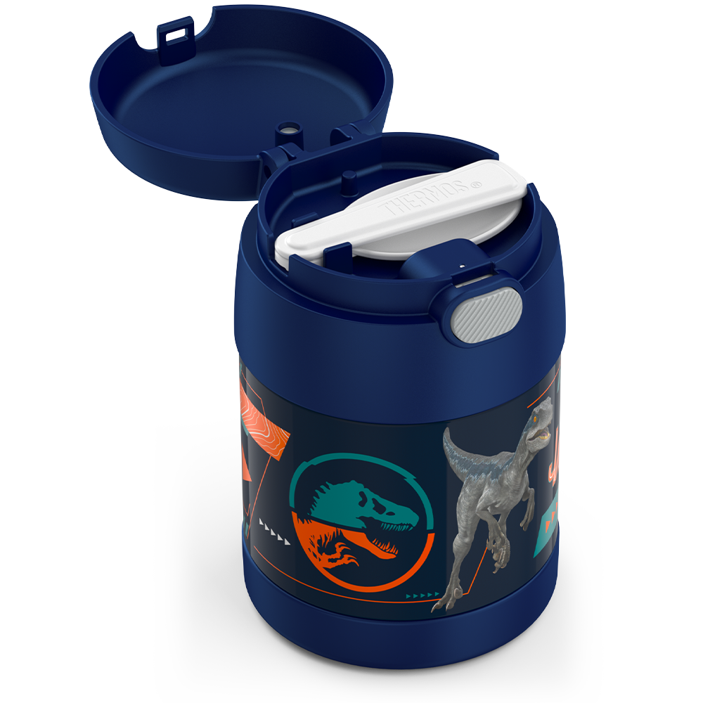 Thermos® 10oz FUNtainer® food jar in Default Title — close-up of lid mechanism