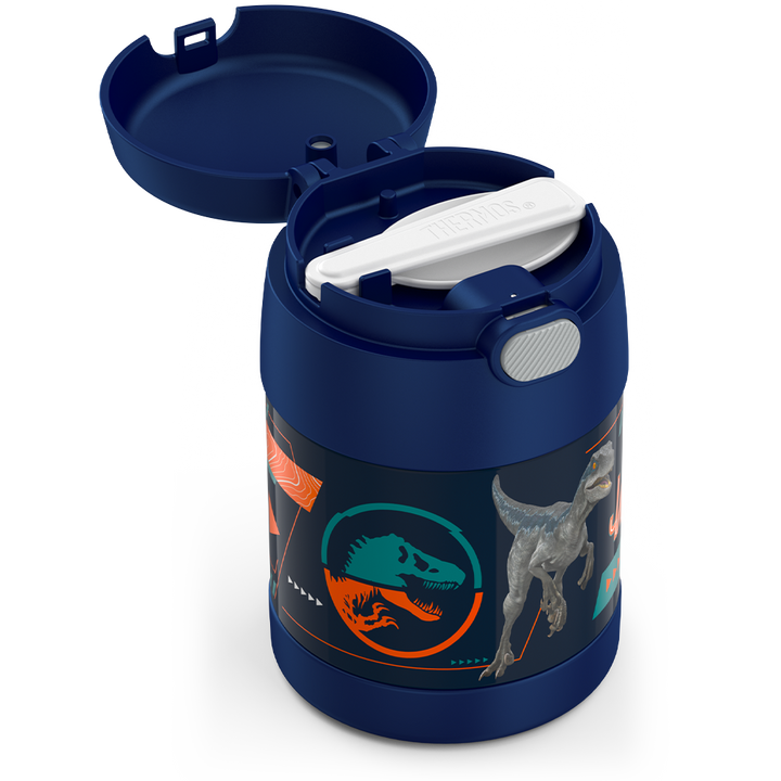 Thermos® 10oz FUNtainer® food jar in Default Title — close-up of lid mechanism