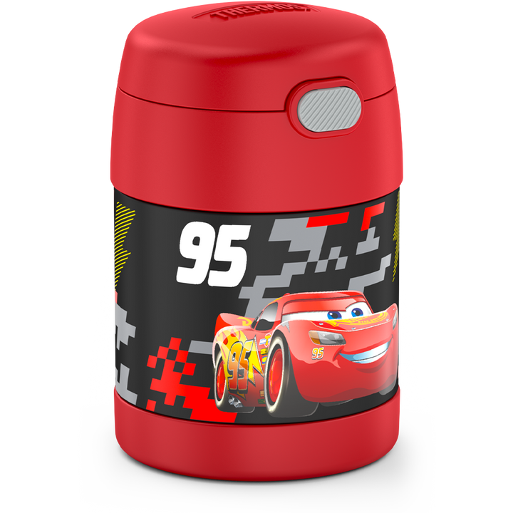 Thermos® 10oz FUNtainer® food jar in Default Title — angled view showing full profile