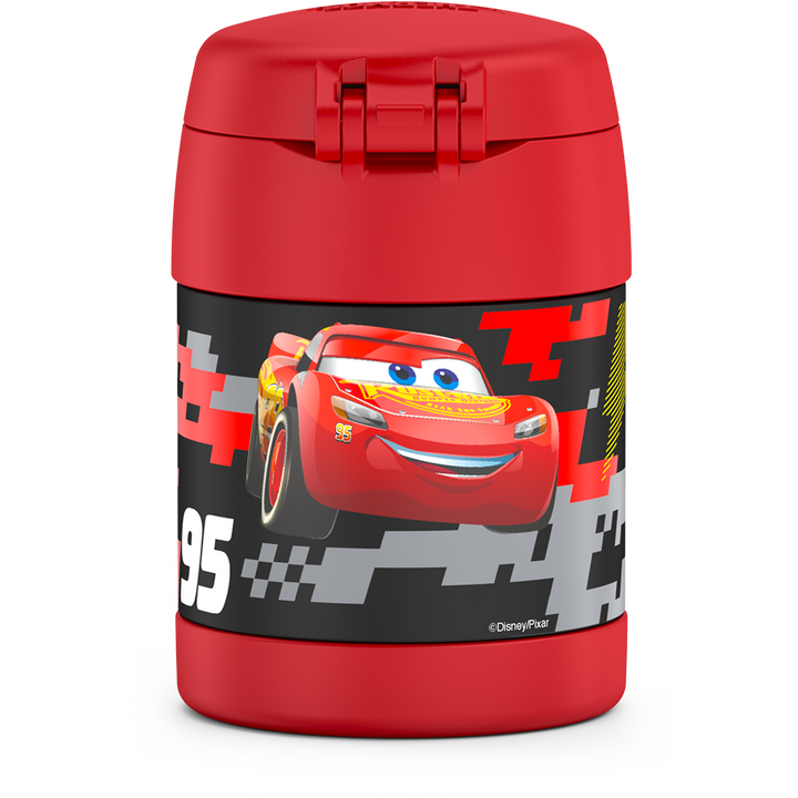 Thermos® 10oz FUNtainer® food jar in Default Title — back view showing handle and base