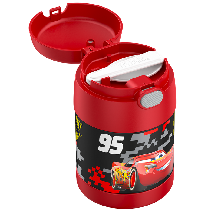 Thermos® 10oz FUNtainer® food jar in Default Title — close-up of lid mechanism