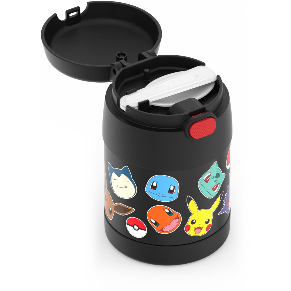Thermos® 10oz FUNtainer® food jar in Default Title — close-up of lid mechanism