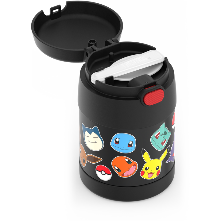 Thermos® 10oz FUNtainer® food jar in Default Title — close-up of lid mechanism