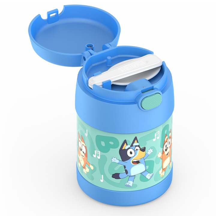Thermos® 10oz FUNtainer® food jar in Default Title — close-up of lid mechanism