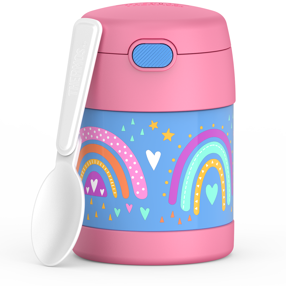 Thermos® 10oz FUNtainer® food jar in Rainbow Dreams