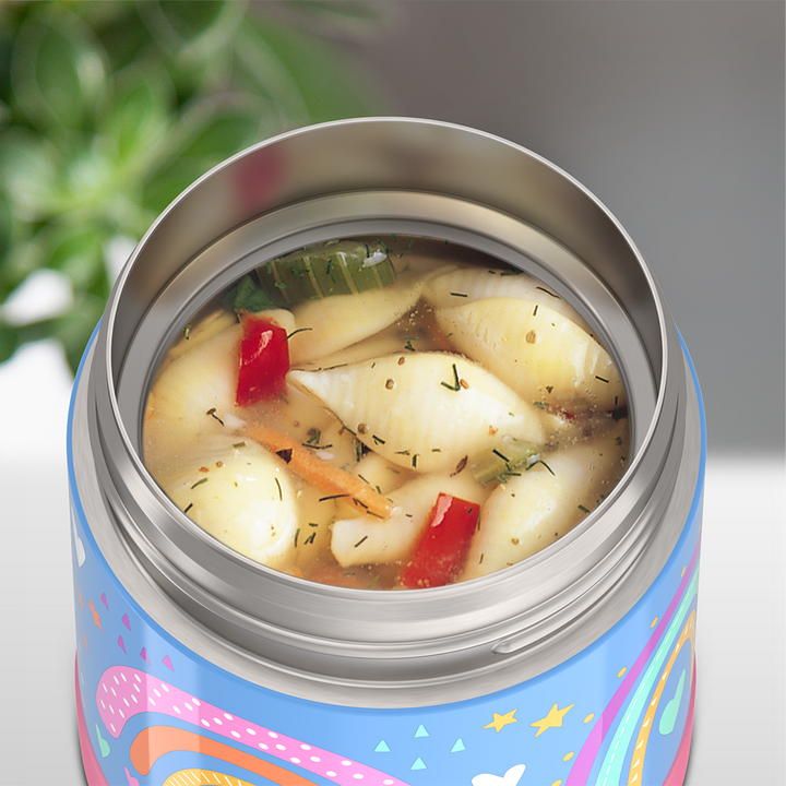 Thermos® 10oz FUNtainer® food jar in Rainbow Dreams