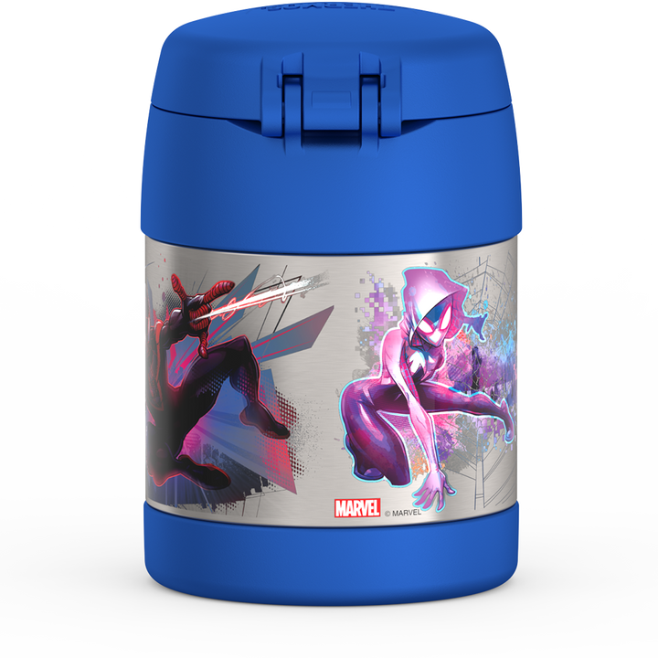 Thermos® 10oz FUNtainer® food jar in Default Title — back view showing handle and base