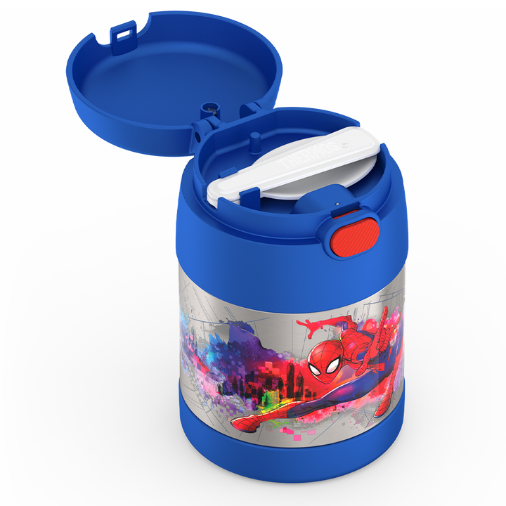 Thermos® 10oz FUNtainer® food jar in Default Title — close-up of lid mechanism