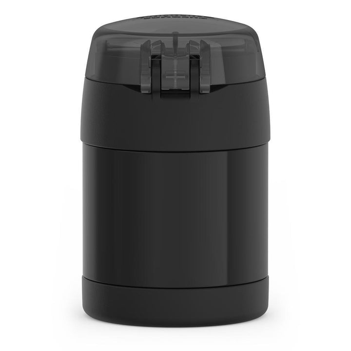 Thermos® 10oz FUNtainer® food jar in Navy — back view showing handle and base