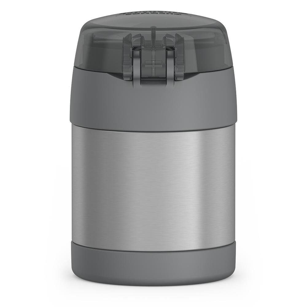 Thermos® 10oz FUNtainer® food jar in Navy — back view showing handle and base