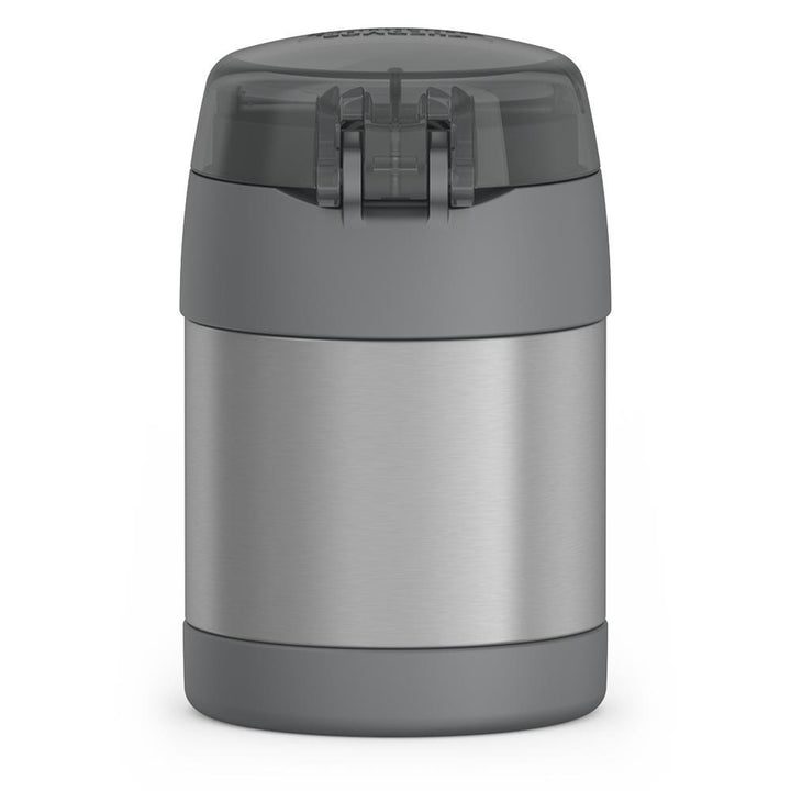 Thermos® 10oz FUNtainer® food jar in Navy — back view showing handle and base
