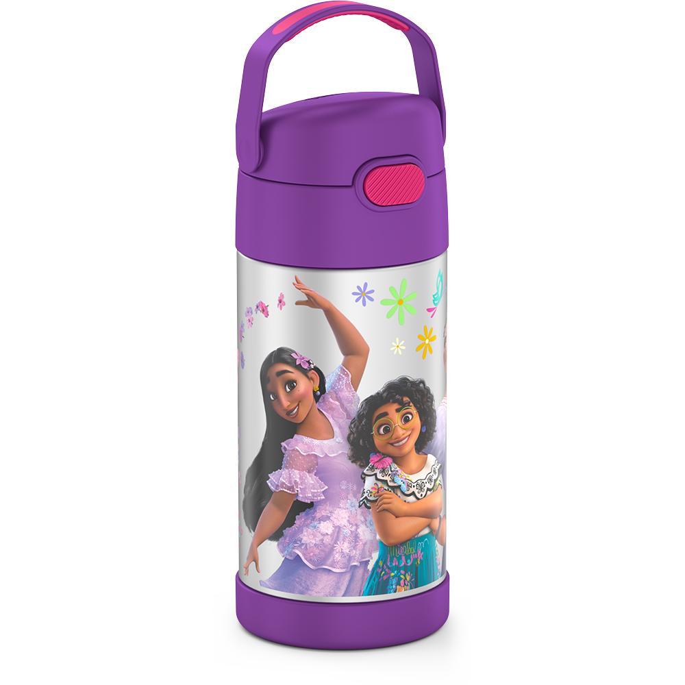 Thermos® 12oz FUNtainer® water bottle in Default Title — angled view showing full profile