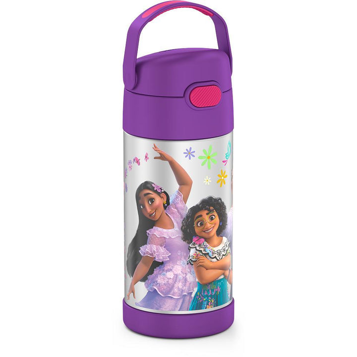 Thermos® 12oz FUNtainer® water bottle in Default Title — angled view showing full profile