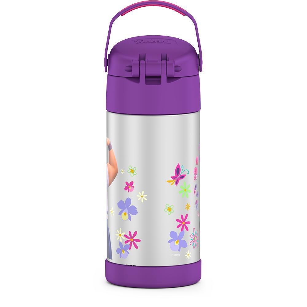 Thermos® 12oz FUNtainer® water bottle in Default Title — back view showing handle and base