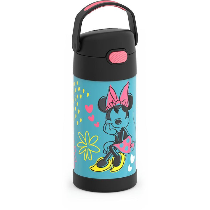 Thermos® 12oz FUNtainer® water bottle in Default Title — angled view showing full profile